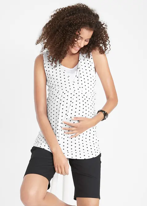 Top pr&eacute;maman / da allattamento (pacco da 2), bonprix