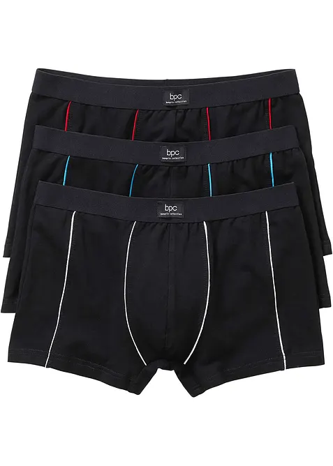 Boxer aderenti con cotone (pacco da 3), bonprix
