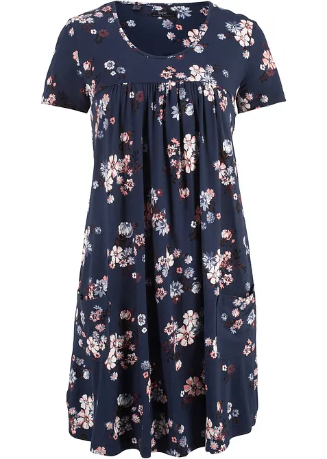 Abito corto in morbido jersey misto viscosa, bonprix