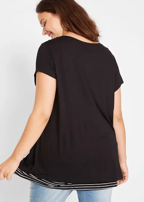 Maglia prémaman / da allattamento 2 in 1 in viscosa, bonprix