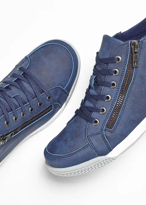 Sneaker alte con zip, bonprix