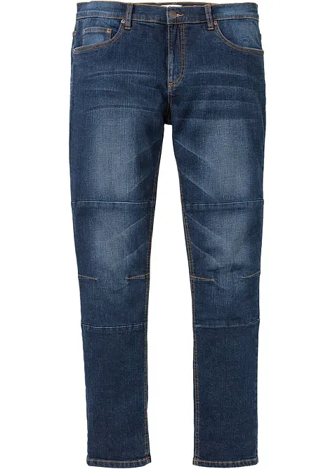 Jeans elasticizzati tapered con taglio comfort, regular fit, bonprix