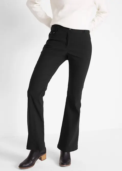 Pantaloni elasticizzati con viscosa, bonprix