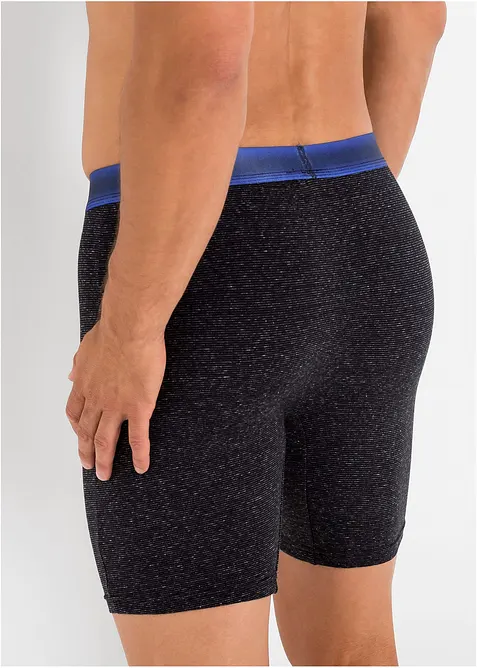 Boxer aderenti lunghi con cotone (pacco da 2), bonprix