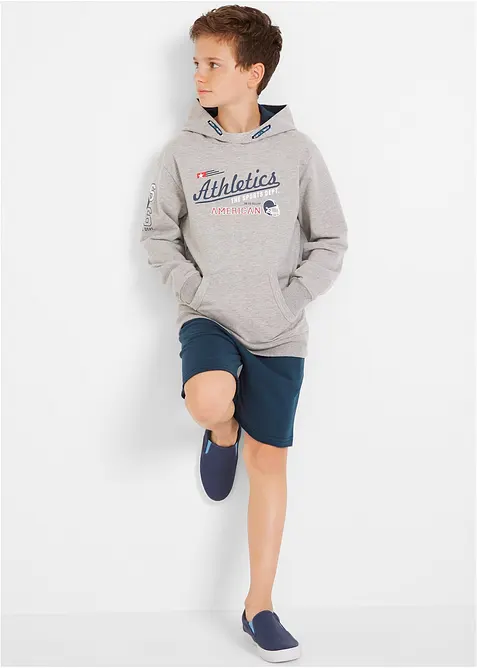 Bermuda in felpa di misto cotone morbido (pacco da 2), bonprix