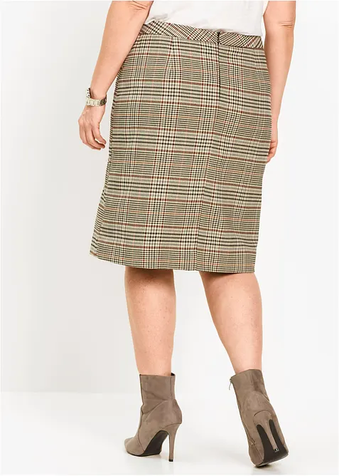 Gonna longuette con bottoni, bonprix