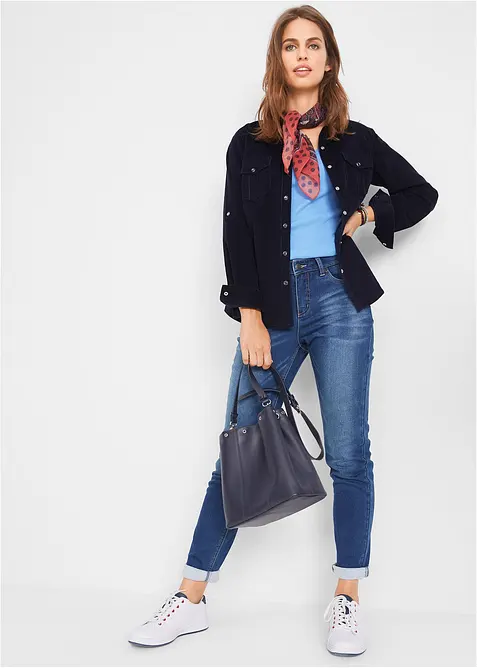 Jeans boyfriend termici con interno morbido e caldo, bonprix