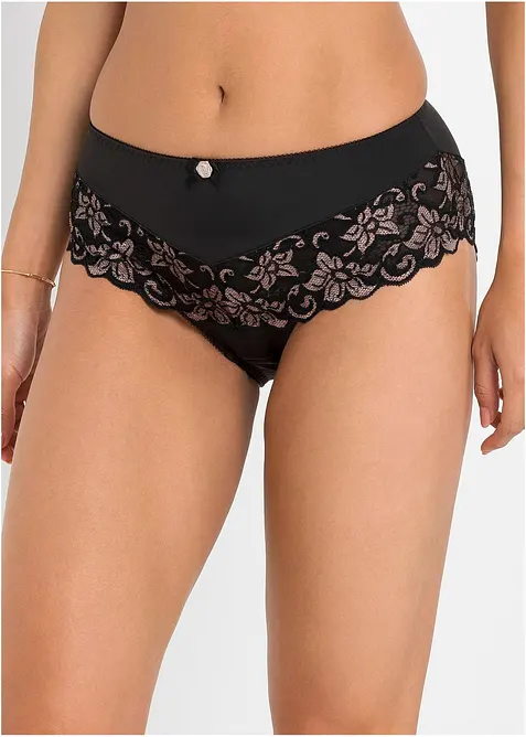 Slip alto con pizzo delicato, bonprix
