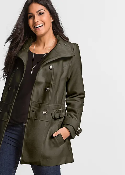 Cappotto corto in taglia corta, bonprix