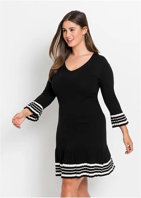 Abito in maglia di misto viscosa morbido, bonprix