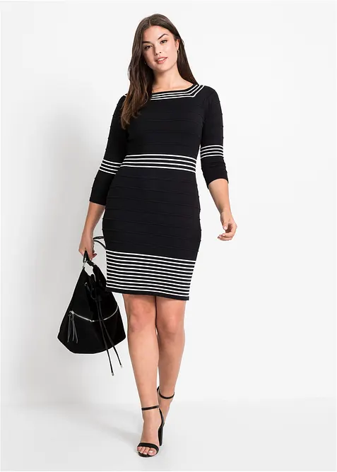 Abito in maglia di misto viscosa morbido, bonprix