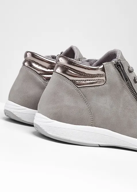 Sneaker alte con zip, bonprix