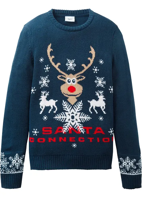 Maglione natalizio in filato fine, bonprix