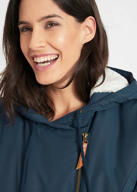 Giacca con fodera effetto peluche, bonprix