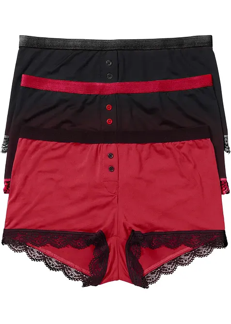 Boxer da donna in microfibra (pacco da 3), bonprix