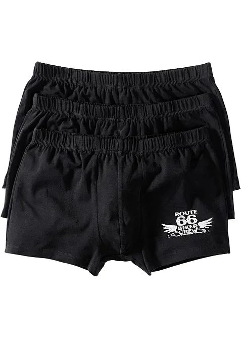 Boxer aderenti con cotone (pacco da 3), bonprix