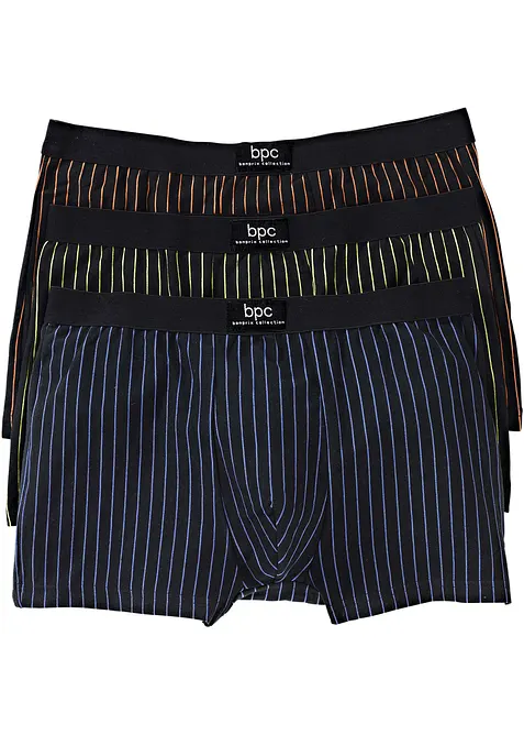 Boxer aderenti con cotone (pacco da 3), bonprix
