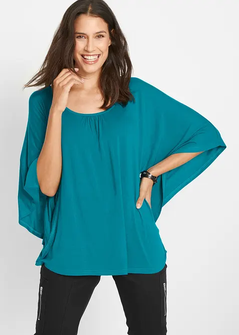Maglia con maniche a pipistrello in viscosa, bonprix