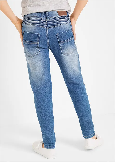 Jeans skinny elasticizzati con vita regolabile, straight, bonprix