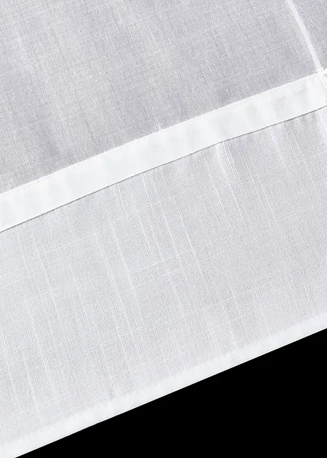 Tenda a pacchetto effetto lino con laccetti, bonprix