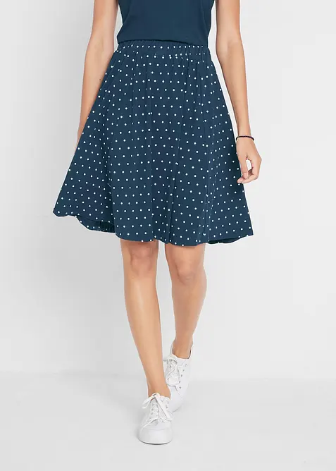 Gonna di jersey (pacco da 2), bonprix