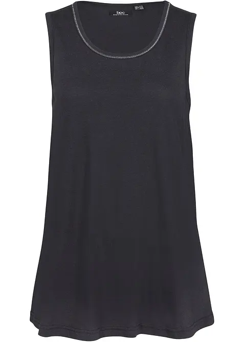 Top lungo con scollo rotondo, bonprix