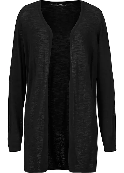 Cardigan in puro cotone fiammato leggero, bonprix