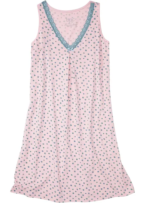 Camicia da notte corta in misto viscosa morbido, bonprix