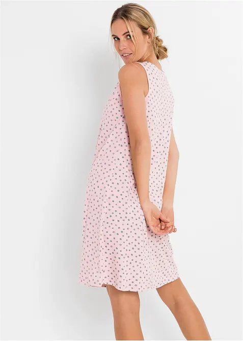 Camicia da notte corta in misto viscosa morbido, bonprix