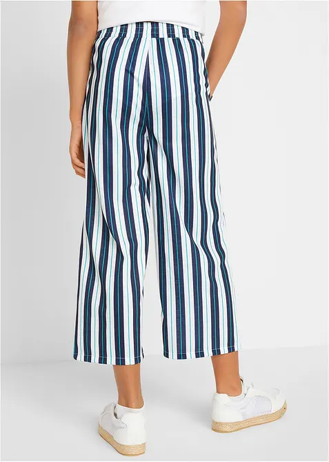 Pantaloni a palazzo con elastico in vita, bonprix