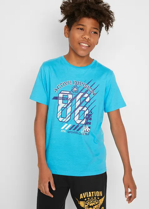 T-shirt in puro cotone biologico (pacco da 2), bonprix