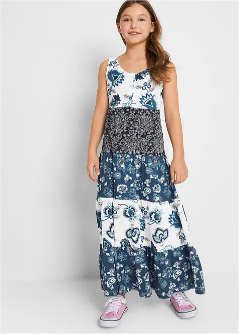 Abito lungo in jersey di puro cotone biologico, bonprix