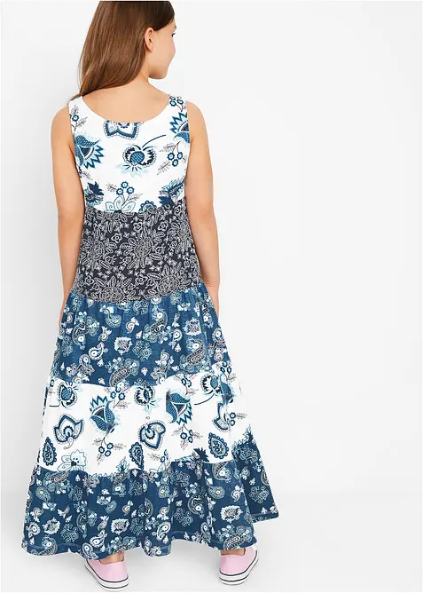 Abito lungo in jersey di puro cotone biologico, bonprix