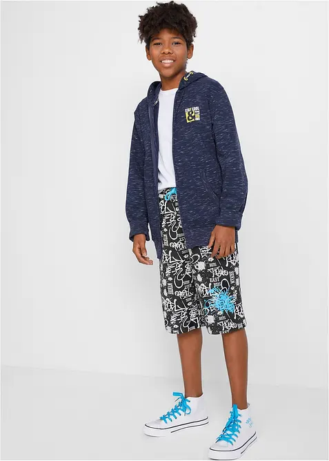 Bermuda in felpa di puro cotone, bonprix