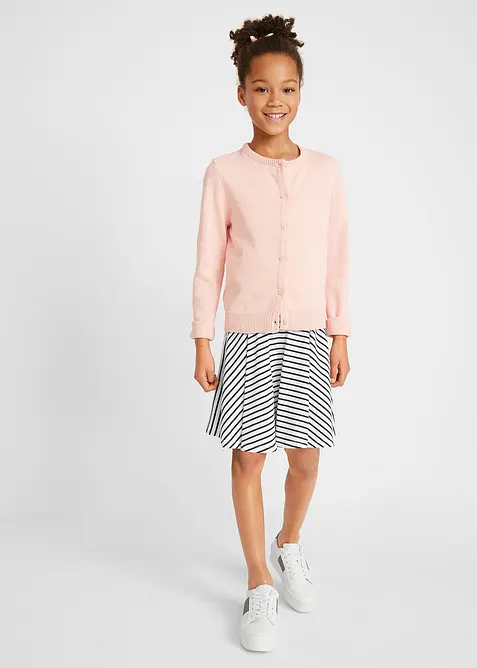 Gonna in jersey di puro cotone biologico (pacco da 2), bonprix