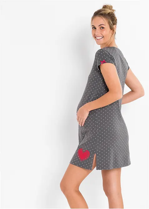 Camicia da notte pr&eacute;maman in cotone biologico, bonprix
