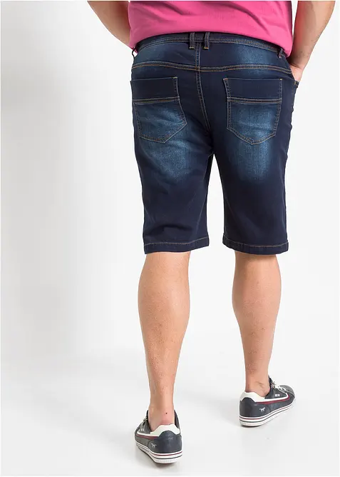 Bermuda di jeans in felpa con taglio comfort, regular fit, bonprix