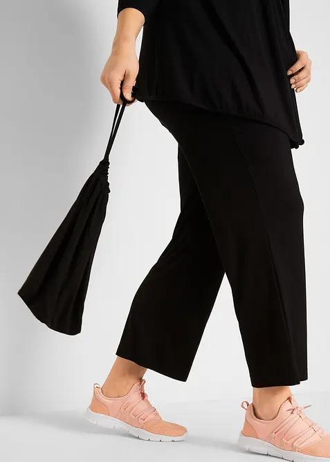 Top, giacca, pantaloni (set 3 pezzi) con viscosa, bonprix