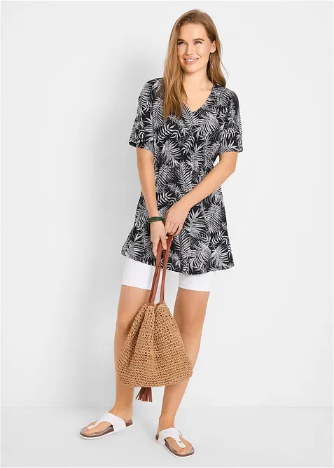 Tunica lunga in viscosa fluente, bonprix