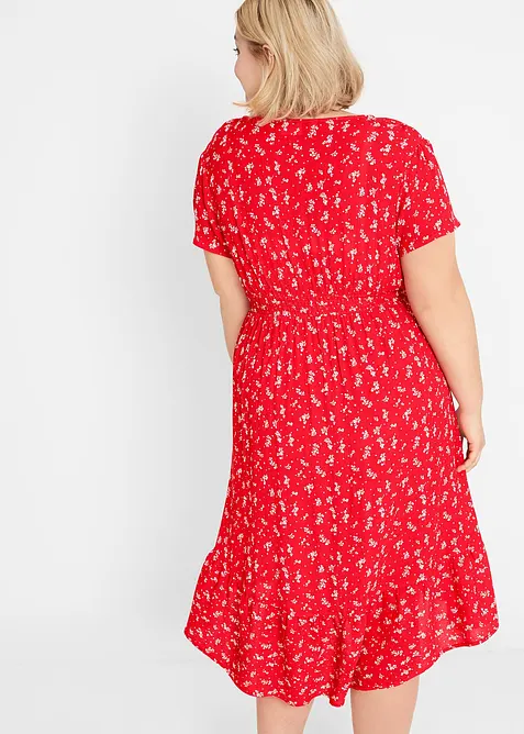 Abito pr&eacute;maman / da allattamento 2 in 1 in cr&ecirc;pe di viscosa, bonprix