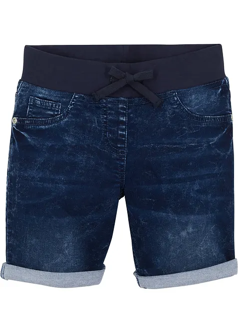 Shorts di jeans, vita media, bonprix