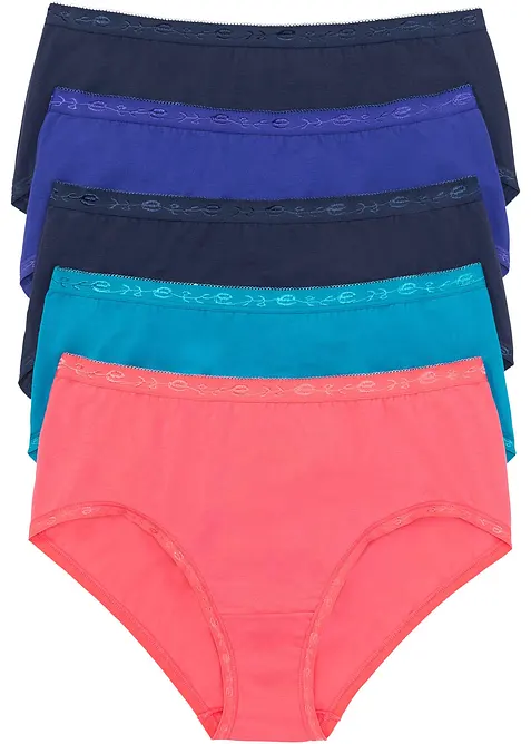 Slip alto (pacco da 5), bonprix