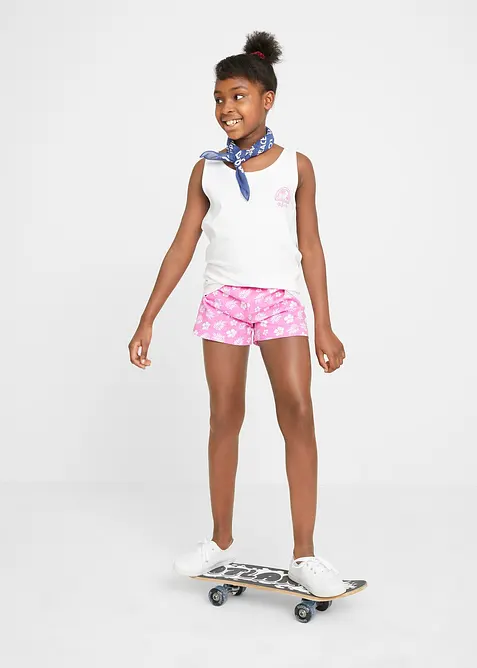 Shorts in jersey di puro cotone biologico (pacco da 2), bonprix