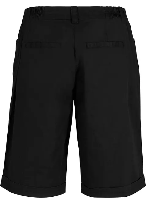 Bermuda in popeline di cotone con cinta comoda, bonprix
