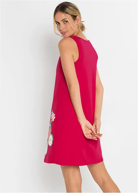 Camicia da notte corta in puro cotone, bonprix