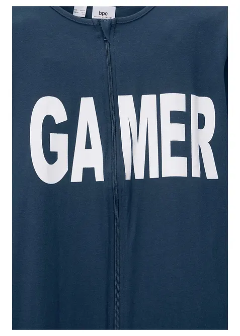 Pigiama intero in puro cotone biologico, bonprix