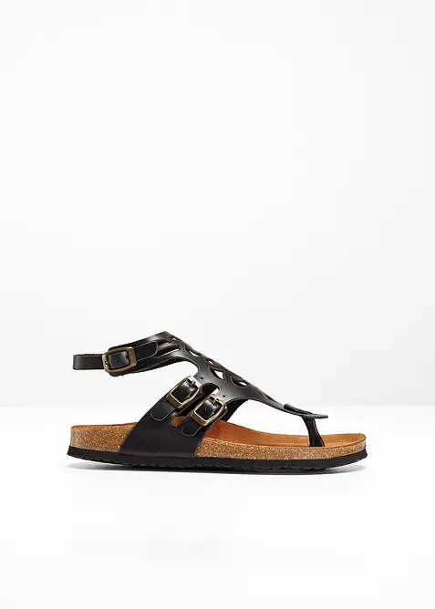 Sandali infradito in pelle, bonprix