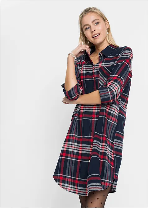 Abito chemisier in puro cotone, bonprix