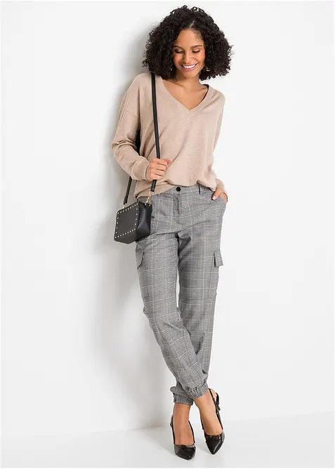 Maglione oversize in misto viscosa, bonprix