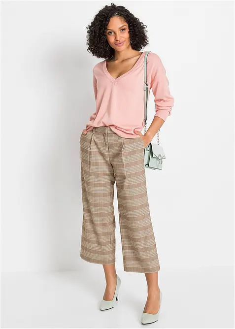 Maglione oversize in misto viscosa, bonprix